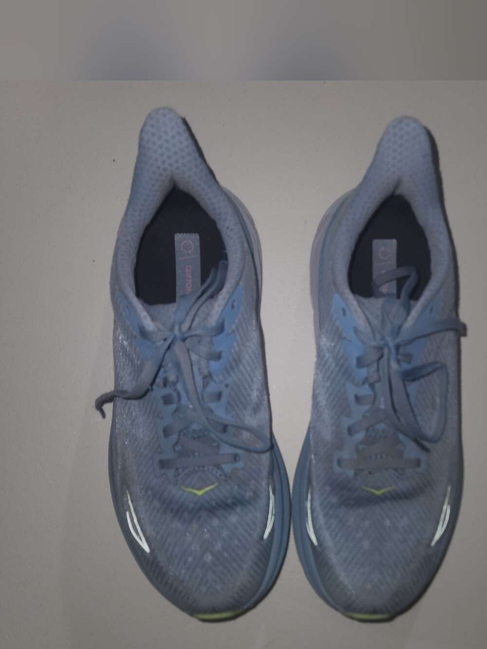 Hoka Sky Blue Clifton 9 Running Shoes Women's Size 8.5 - Picture 2 of 9